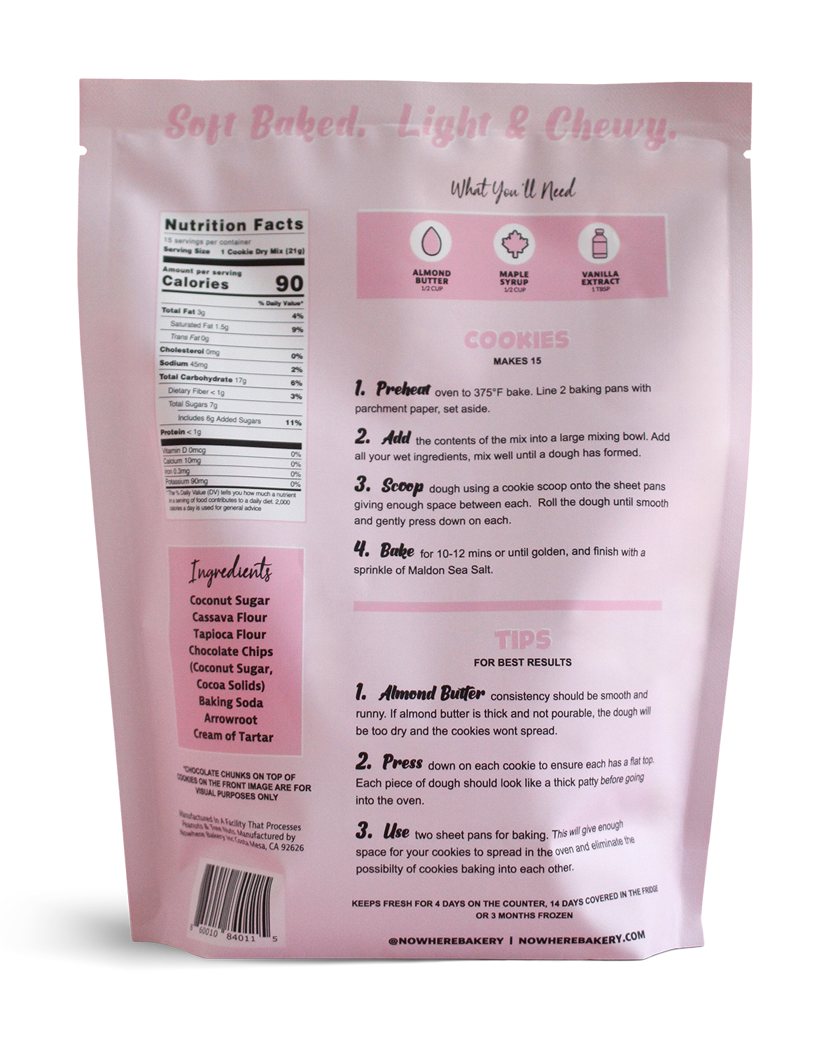 Chocolate Chip Cookie Baking Mix - Case of 6