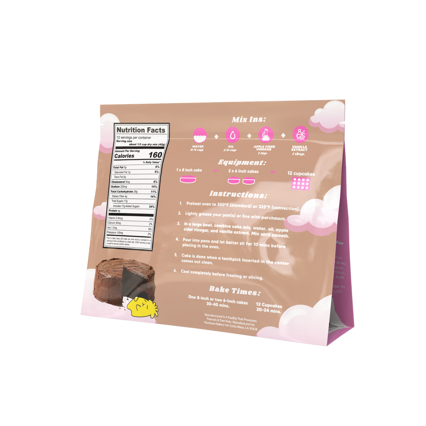 Chocolate Cake Baking Mix - Case of 6