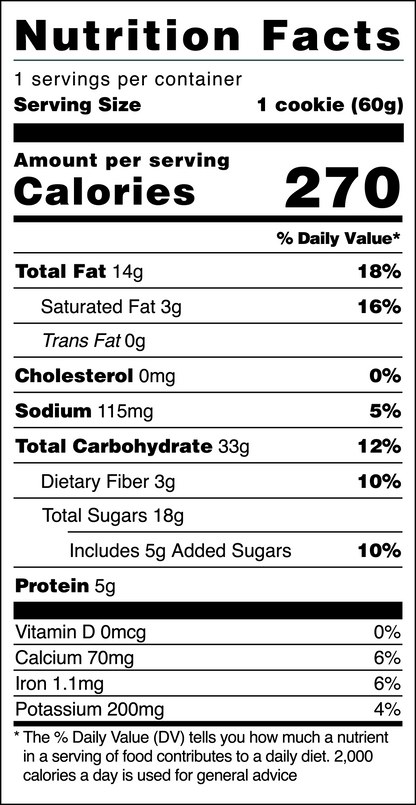 The Choc Chip Cookie - Case of 12