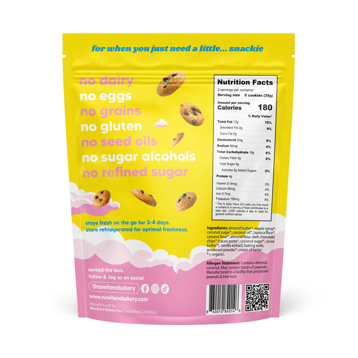 Chocolate Chip Snackies - Case of 6