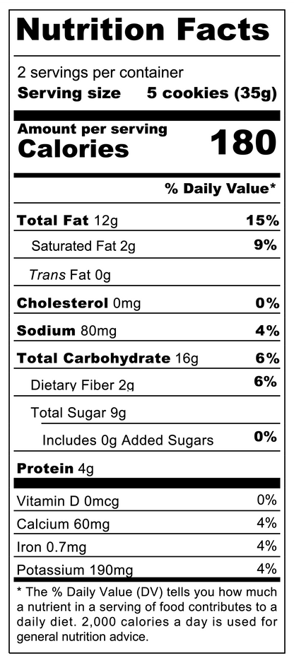 Chocolate Chip Snackies - Case of 6